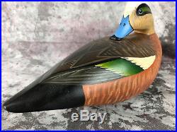 Jode Hillman NJ Sleeper Wigeon Duck Decoy From His Personal Rug, Life Size