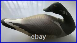 Joey Jobes Signed Hand Carved & Painted Brant Goose Decoy DU Ducks Unlimited
