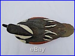 John M. Bede (20th c, Chincoteague Island, VA) Duck Decoy, Hooded Merganser
