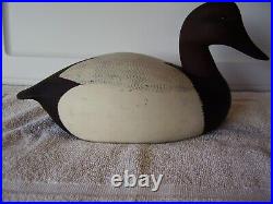 Ken Harris Woodville New York Vintage Canvasback Duck Decoy