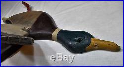 Large 19 Pair Signed Charles Hart Flying Mallard Duck Decoygloucester, Mass