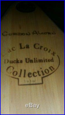 Lac La Croix Collection Swan, Ducks Unlimited, Swan Decoy, Gordon Alcorn, Rare