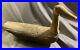 Large Antique Folk Art Carved & Painted Goose Decoy