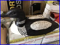 Large Loon Duck Decoy