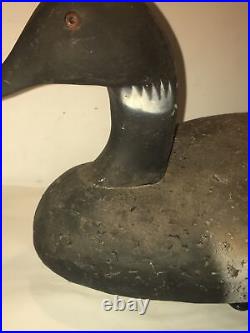 Ll bean brant goose duck decoy vintage cork body