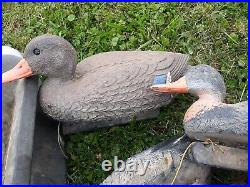 Lot of 13 Vintage Duck Geese Decoys Flambeau Woodland