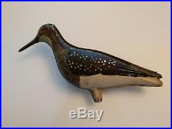 Lot of 2 Vintage Fold-Out Tin YELLOWLEG Shorebirds Decoys Primitive Folk Art