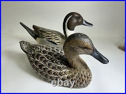 Louisiana Carver Dexter Neal Pair Of Wood Duck Decoys 2006/2009