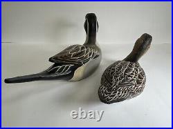 Louisiana Carver Dexter Neal Pair Of Wood Duck Decoys 2006/2009