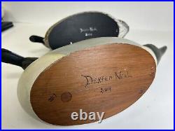 Louisiana Carver Dexter Neal Pair Of Wood Duck Decoys 2006/2009