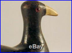 Louisiana Coot Duck Decoy Emile Hebert Antique Root Head Wooden Goose Shorebird