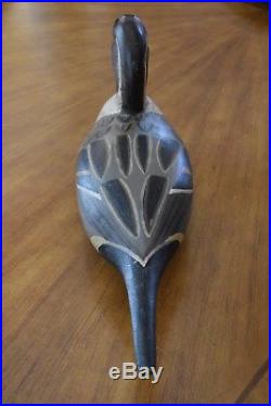 Louisiana Decoy, Pintail Drake, carved by Arthur Pellegrin