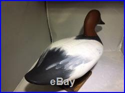 MADISON MITCHELL Vintage hunting wood CANVASBACK Duck Decoy