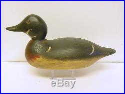 MASON WOOD DUCK Drake duck decoy, c. 1910, estate decoy