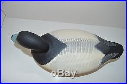 Madison Mitchell Up the River Oversize Maryland Duck Decoy Pair 1984
