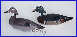 Madison Mitchell Wood Duck Decoy Pair Signed Dated