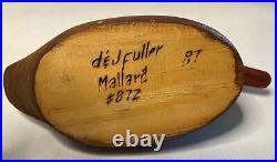 Mallard Hen Miniature Decoy by D. And J. Fuller