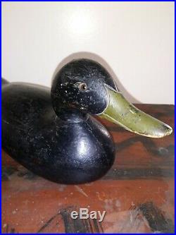 Mason Black Duck Decoy Challange Grade Glass Eyes