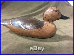 Mason Bluewinged Teal Hen Decoy Excellent Condition