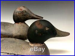 Mason Decoy Company Mallard Pair Duck Hunting Decoys Old Antique Vintage