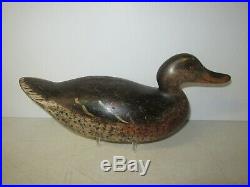 Mason Premier Grade Mallard Hen Vintage Original Paint Duck Decoy