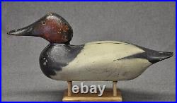 Mason STANDARD Grade CANVASBACK DRAKE glass eye duck decoy OP