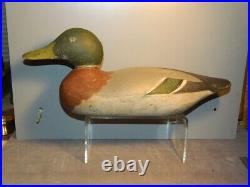 Mason Standard Grade Drake Mallard Wooden Decoy