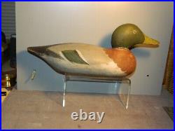 Mason Standard Grade Drake Mallard Wooden Decoy