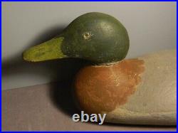 Mason Standard Grade Drake Mallard Wooden Decoy