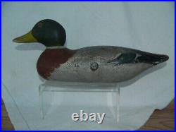 Mason Standard Grade Drake Mallard Wooden Decoy Original