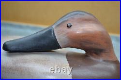 Matched Pair of Canvasback Duck Decoys Charles Edgar Hutson Jr. Maryland