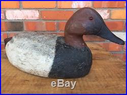 Mint, Rigmate Pair of Canvasback Decoys by Frank Schmidt, Michigan