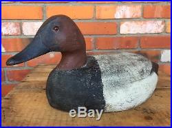 Mint, Rigmate Pair of Canvasback Decoys by Frank Schmidt, Michigan