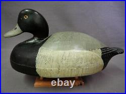 Nice Vintage Ken Harris Bluebill Duck Decoy Woodville, NY