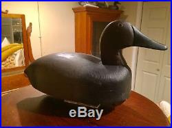 Nice Vintage Original Paint Pair Canvasback Duck Decoys By Paul Fraley Michigan