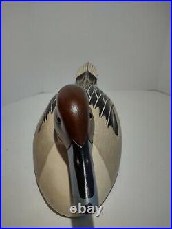 Northern Pintail Duck Decoy Hand carved and Painted, signed