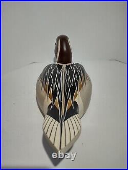 Northern Pintail Duck Decoy Hand carved and Painted, signed