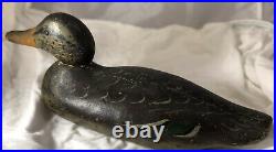 Old Antique Vintage Wood Duck Decoy MASON Mallard Hen Standard Tack eye
