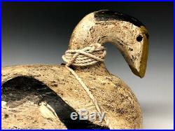 Old Maine Eider Duck Hunting Decoy Decoys Wood Antique Vintage
