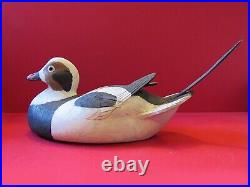 Old Squaw Long-tailed working Duck Decoy Vintage original paint highly detailed