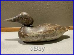 Old Vintage Wooden Duck Decoy MASON Diver Duck Hen Canvasback