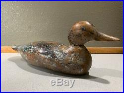 Old Vintage Wooden Duck Decoy MASON Puddle Duck Mallard