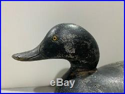 Old Vintage Wooden Duck Decoy MASON Scaup Bluebill