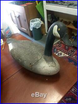 Old working decoy Madison Mitchell goose cork field geese rare High head 1964