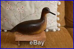 Outstanding Antique 1900/10 Yellowlegs Turn Head Original Paint Shorebird Decoy