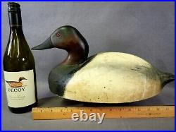 Oversized Canvasback Decoy by Wildfowler Co. Old Saybrook CT- Original Paint