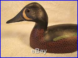 PAIR L. T. WARD BLUE WING TEAL DUCK DECOYS