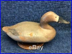 Pair Madison Mitchell Canvasback Duck Decoy Branded Havre de Grace Md