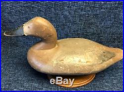 Pair Madison Mitchell Canvasback Duck Decoy Branded Havre de Grace Md