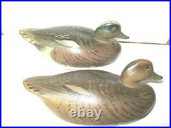 Pair Original Paint Wildfowler Widgeon Duck Decoys